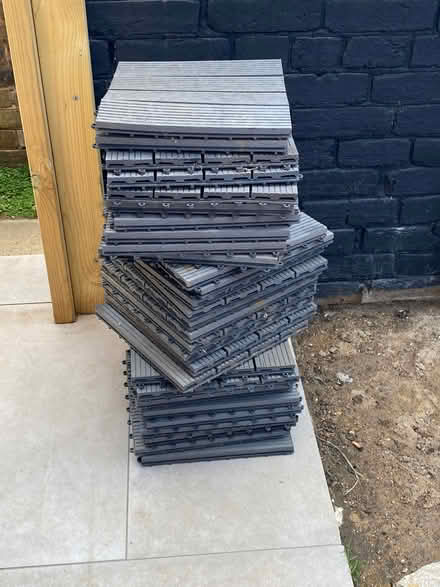 Photo of free Outdoor decking tiles - grey (Seven Dials BN3) #3