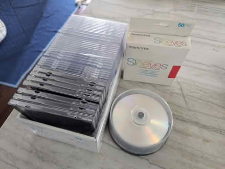 Photo of free DVD-R media, jewel boxes, sleeves (94040) #1