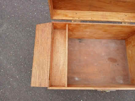 Photo of free Vintage plywood storage box (West Bridgford NG2) #4