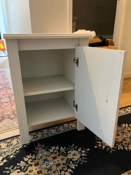 Photo of free Small white wooden cabinet (Tulse Hill) #2