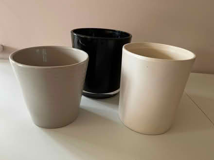 Photo of free 3 Ceramic Plant Pots (BR6) #1