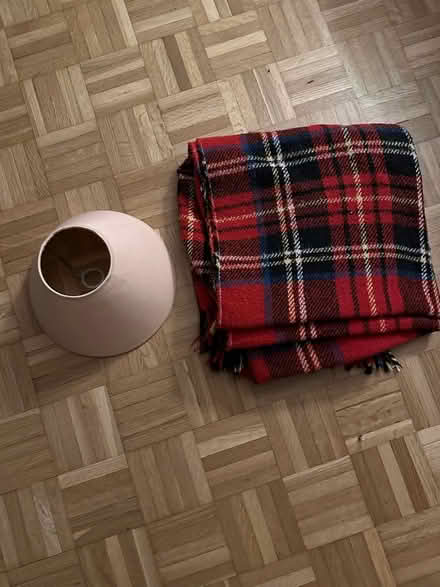 Photo of free Lamp shade & rug (Filsham TN38) #1