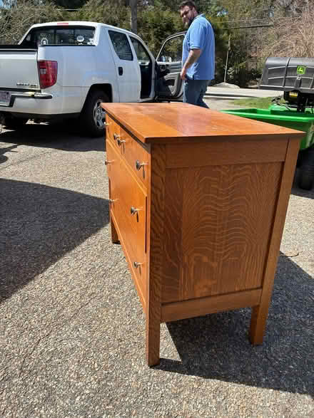 Photo of free Solid oak dresser (Lunenburg) #3