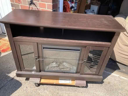 Photo of free TV stand/electric fireplace (10470 Woodlawn) #3