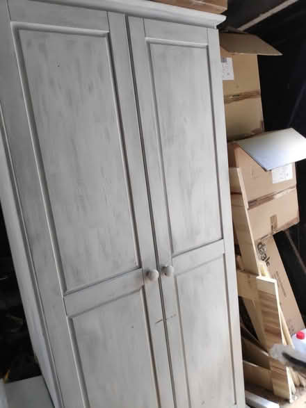 Photo of free Pine wardrobe, painted white (Shenfield, CM13) #1