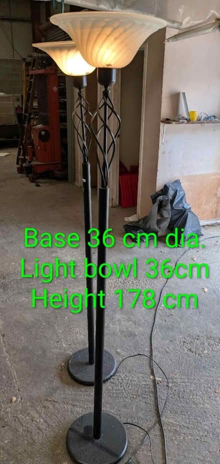 Photo of free Two Standard lamps (Shaw Mills) #1