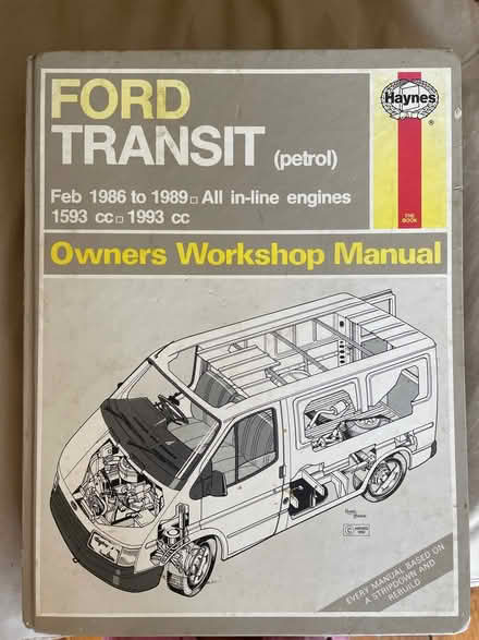 Photo of free Haynes manual - ford transit 1986-1989 (Freehold LA1) #1