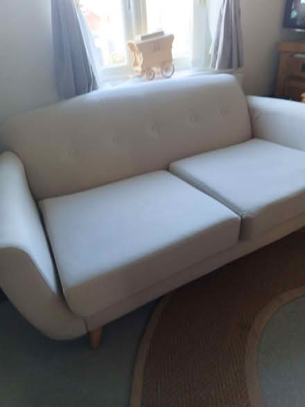 Photo of free Cream sofa ,two seater. (New Town CO1) #1