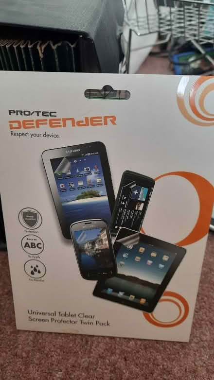 Photo of free Universal tablet screen protector (Byfleet KT14) #1