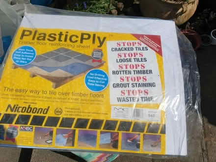 Photo of free PlasticPly - Tiling Project (Knebworth SG3) #1