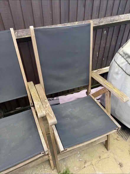 Photo of free X2 Garden chairs (CR3 Caterham on the hill) #3