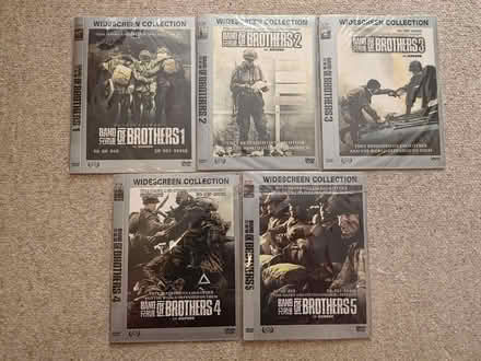 Photo of free Band of brothers DVDs sealed (Bramley) #1