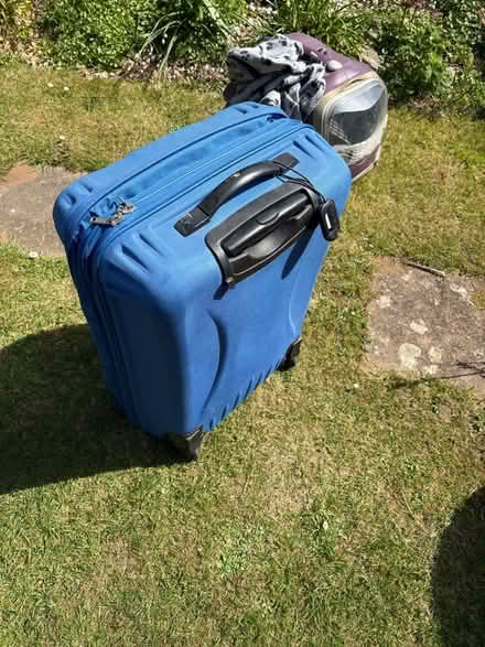 Photo of free Blue soft suitcase (expandable) (Seaford BN25) #2