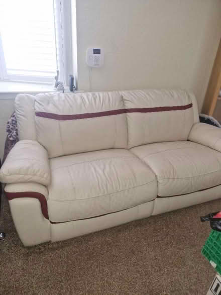 Photo of free Real Leather Sofa (Moseley Village WV1) #1