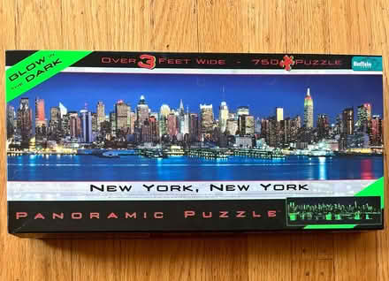 Photo of free NY Skyline jigsaw glow puzzles (Lawrence Expwy & Monroe Street) #1