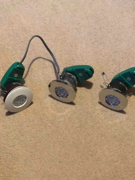 Photo of free 3 dimmable JCC LED Downlighters (used) (Wood Farm OX3) #1