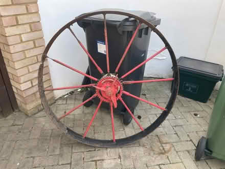Photo of free Old Farm / Cart / Tractor Wheel (Fleetville AL1) #2
