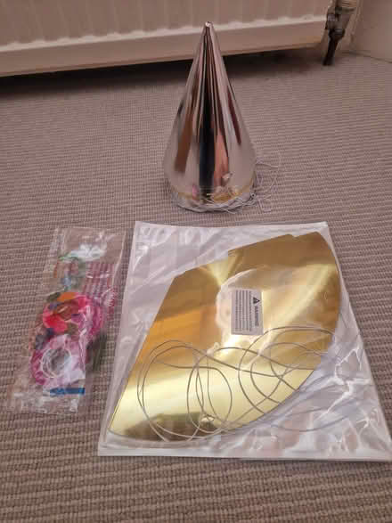 Photo of free Party hats and balloon string (Crystal Palace, SE19) #1