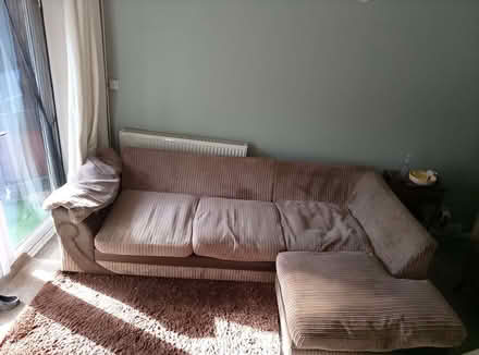 Photo of free Beigh L shape sofa (Sumners CM19) #1
