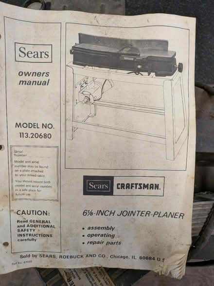 Photo of free Sears jointer-planer for woodwork (Chester Springs) #3