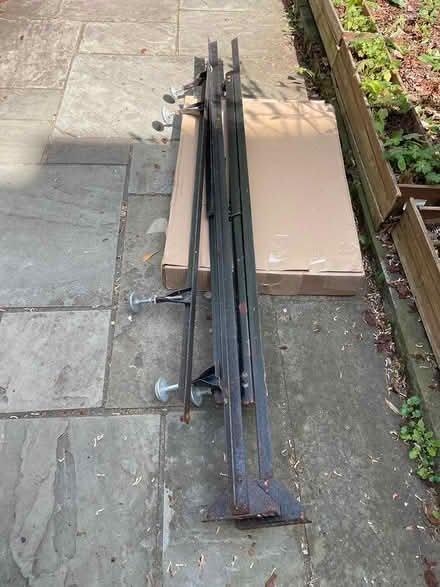 Photo of free Metal Bed Frame - Double or Queen (Cleveland Park) #1