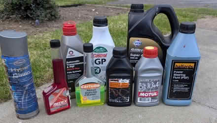 Photo of free Engine oils, fluids and cleaners (Calcot RG31) #1