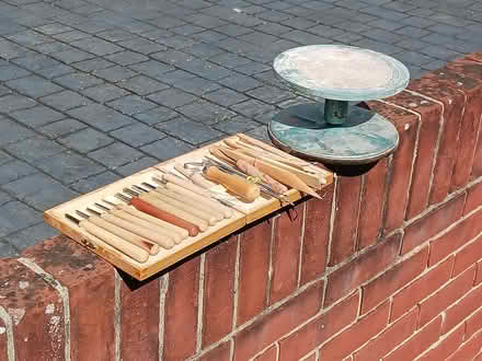 Photo of free Potters Turntable and clayworking tools (Kempshott RG22) #1