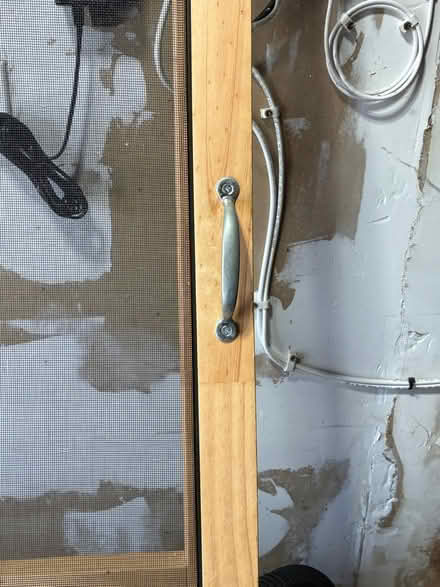 Photo of free Wood framed screen door (Hazlet) #2