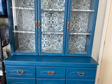 Photo of free Dinner table, cupboard and chairs (BH8 8RY) #1