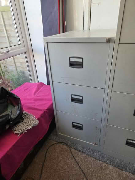 Photo of free Filing cabinet with key (Lewes) #1