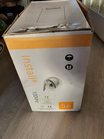 Photo of free Cat5e data cable. 40m (Ickleford. Sg5) #2