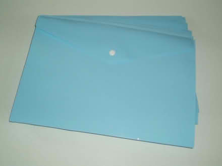 Photo of free 10 Plastic Popper Wallets, 13" x 9" (Yateley GU46) #1