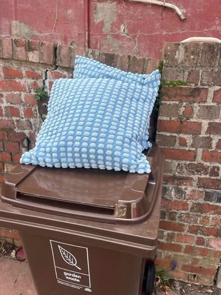 Photo of free 2 Blue ikea cushions (Hollingdean BN1) #1