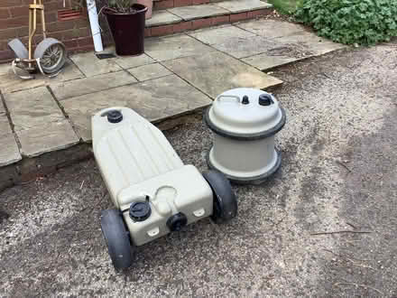 Photo of free Clean and grey water caravan containers (Penrith CA11) #1