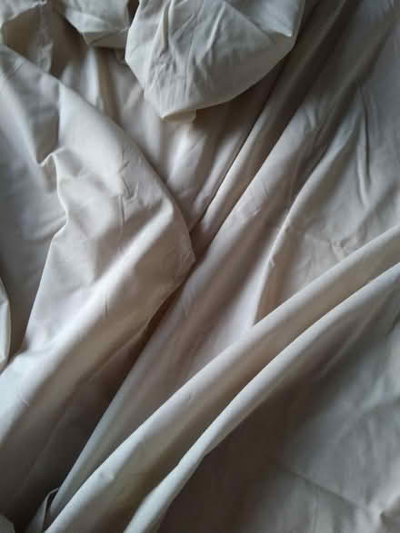 Photo of free Double pleated fitted valance sheet (Millhouses S7) #2
