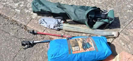 Photo of free Tent . Pegs solid.green folding chair (Lancing BN15) #1