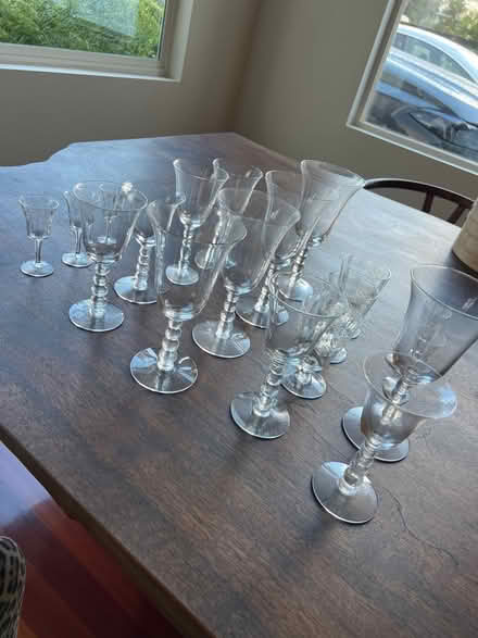 Photo of free Crystal glasses (Saratoga) #1