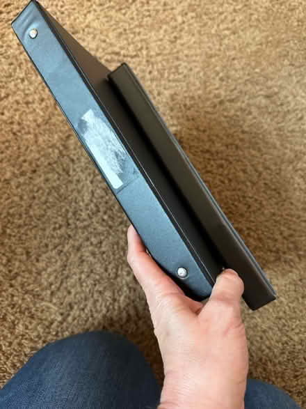 Photo of free Two small black binders (NW West Chicago) #2