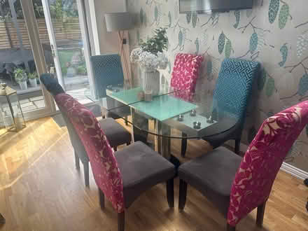 Photo of free 180cm extendable dining table and 6 chairs extends to 225cm (Penwortham PR1) #2