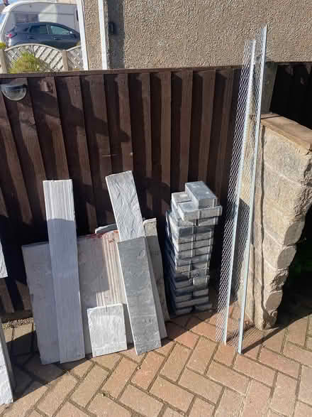 Photo of free Indian grey stone slabs brick sets (Lancaster, scale hall LA1) #1