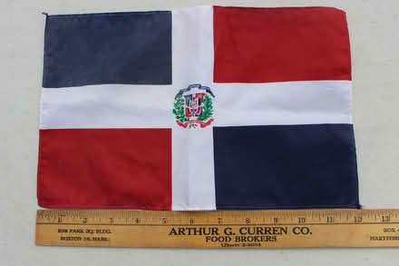 Photo of free Dominican Republic Flag (small) (Groton near center) #1