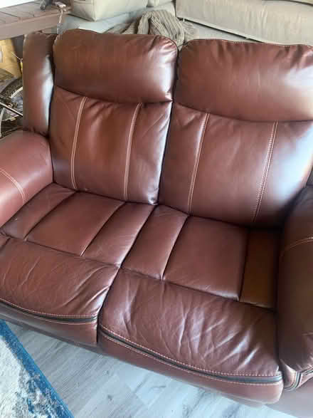 Photo of free Brown Leather Sofa (CT7) #3