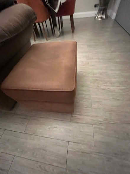 Photo of free X2 Two Seater Sofas and Footstool (Easthorpe CO5) #4