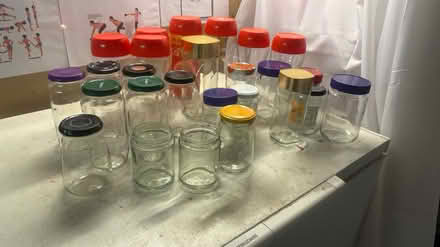 Photo of free Selection of glass jars with lids (Chatham) #1