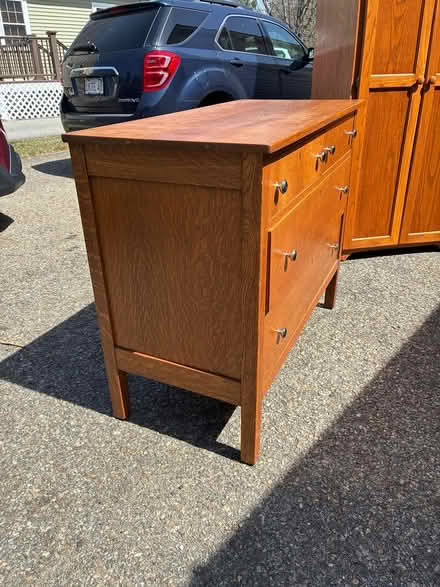 Photo of free Solid oak dresser (Lunenburg) #2