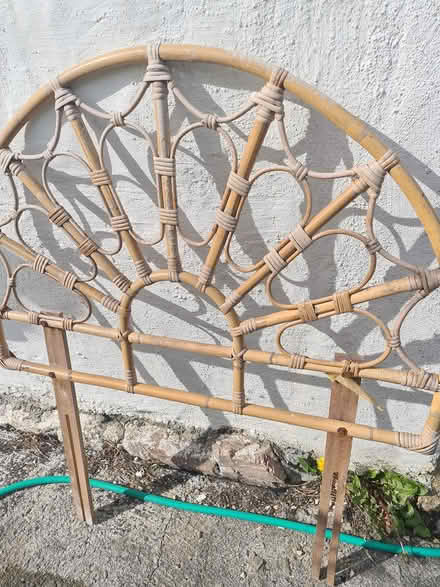 Photo of free Cane headboard for single bed (Howth) #1