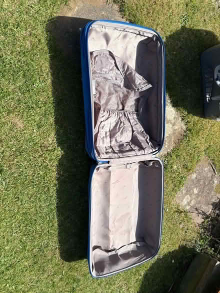 Photo of free Blue soft suitcase (expandable) (Seaford BN25) #4