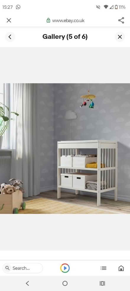 Photo of free White IKEA baby changing unit (Belle vale L27) #1