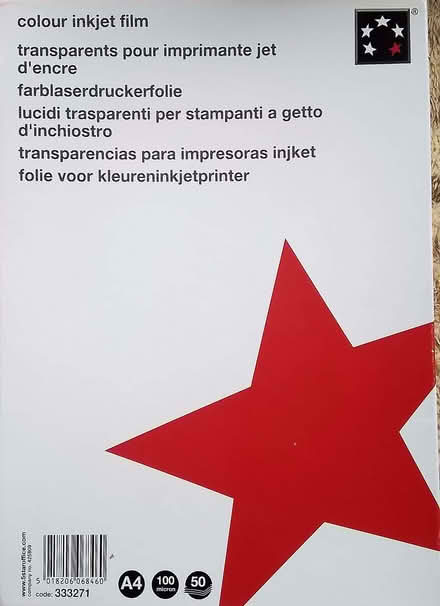 Photo of free Inkjet Printable Film (Strood ME2) #1