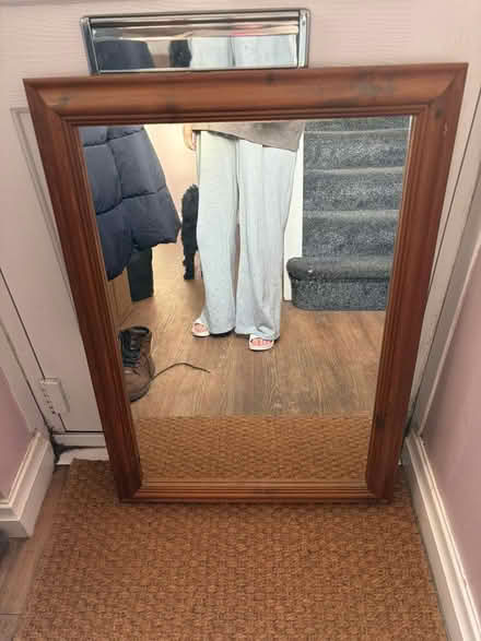 Photo of free pine mirror (Hoole, Chester) #1